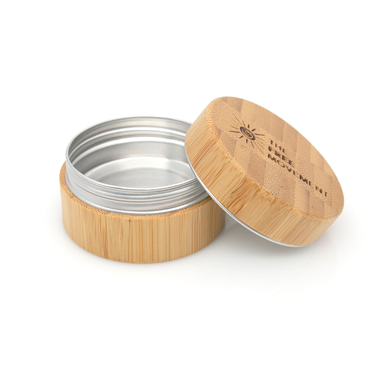 5g 15g 30g 50g 100g Ambalaj cosmetic Forma cilindru Sticla din lemn de bambus pentru crema faciala cu borcan interior din aluminiu 5g 15g 30g 50g 100g Ambalaj cosmetic Forma cilindru Sticla din lemn de bambus pentru crema faciala cu borcan interior din aluminiu
