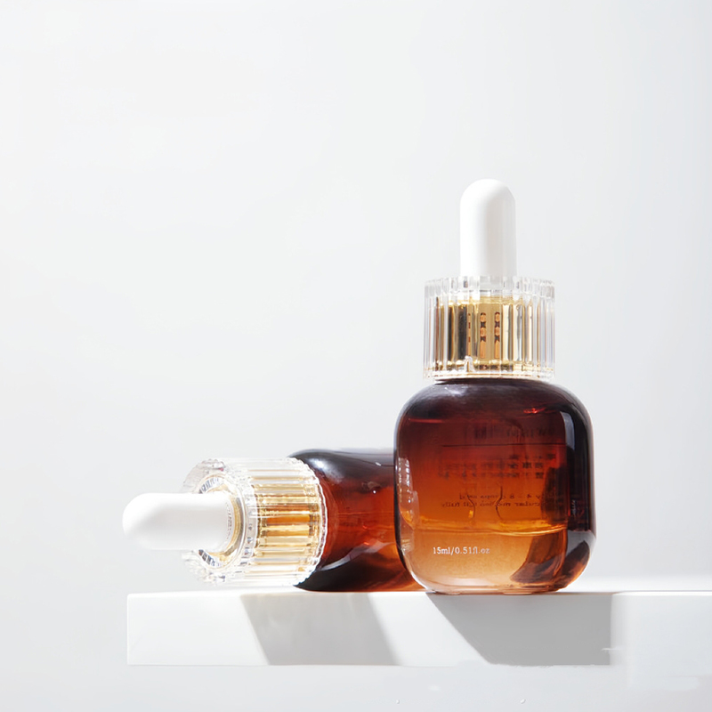 Flacoane cu picurătoare din sticlă pentru îngrijirea personală a pielii ambră negru Flacoane cu picurătoare din sticlă pentru îngrijirea personală a pielii ambră negru