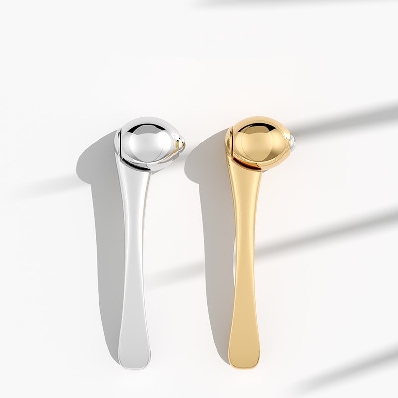 Roller pentru ochi Stick de masaj Aplicator de cremă pentru ochi Spatule cosmetice Lingură facială antirid Instrument de îngrijire a feței din aliaj de aur Roller pentru ochi Stick de masaj Aplicator de cremă pentru ochi Spatule cosmetice Lingură facială antirid Instrument de îngrijire a feței din aliaj de aur