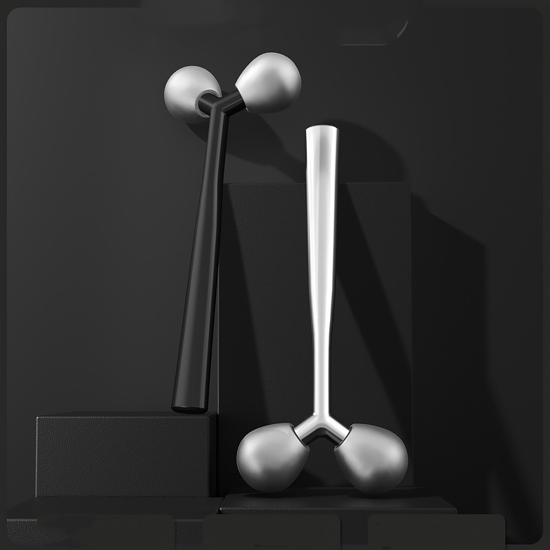 Masaj cu role 3d pentru slăbire în formă de Y pentru ridicarea feței de mână Rolă de masaj facial cu rotire 360