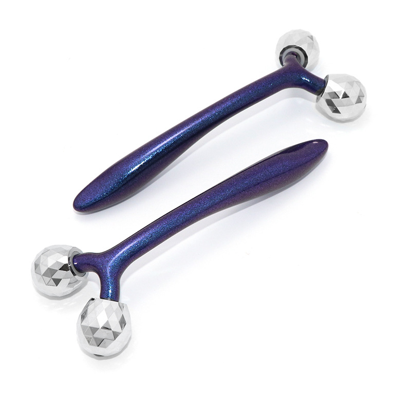 Bară de frumusețe pentru masaj 3D în formă de Y Lifting facial portabil Anti-îmbătrânire Îngrijirea pielii Rolă de față din metal auriu de 24k Bară de frumusețe pentru masaj 3D în formă de Y Lifting facial portabil Anti-îmbătrânire Îngrijirea pielii Rolă de față din metal auriu de 24k