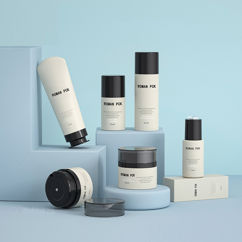 15ml 30ml 50ml Borcane din plastic pentru crema de vid cu pompa de presare fara aer Sticla pentru ambalaje cosmetice Container pentru ingrijirea pielii Lotiune crema de fata