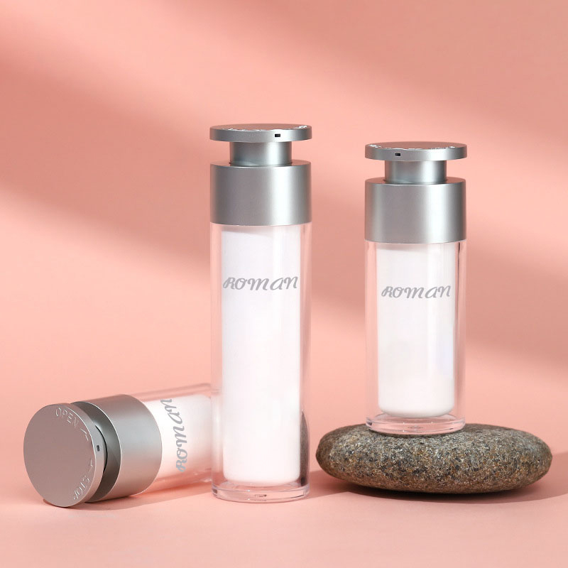 15ml 30ml 50ml PP goală dublu perete din plastic fără aer loțiune pompă sticlă pentru cosmetice de îngrijire a pielii faciale serigrafie manipulare suprafețe 15ml 30ml 50ml PP goală dublu perete din plastic fără aer loțiune pompă sticlă pentru cosmetice de îngrijire a pielii faciale serigrafie manipulare suprafețe