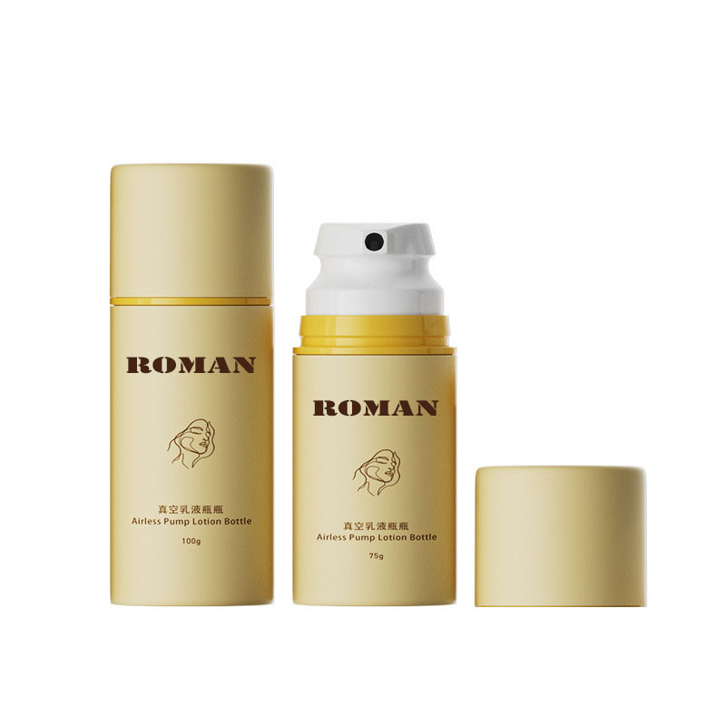 30ml 50ml 80ml 100ml Drăguț pentru copii, alb, galben, sticlă cu pompă, din plastic, fără aer, pentru loțiune, gel de păr pentru crema de față pentru bebeluși