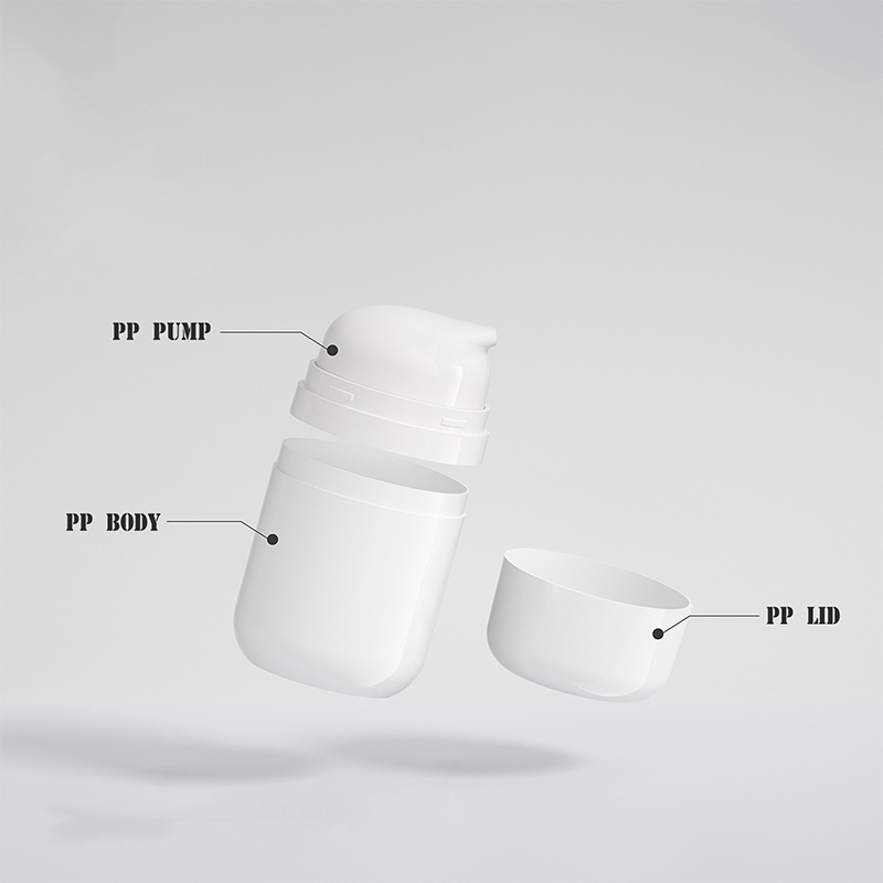 Sticle goale de 50 ml, 80 ml, 100 ml, ovale, din plastic verde, PP, cu pompă de loțiune fără aer pentru fond de ten și flacon de cremă de față pentru îngrijirea pielii Sticle goale de 50 ml, 80 ml, 100 ml, ovale, din plastic verde, PP, cu pompă de loțiune fără aer pentru fond de ten și flacon de cremă de față pentru îngrijirea pielii