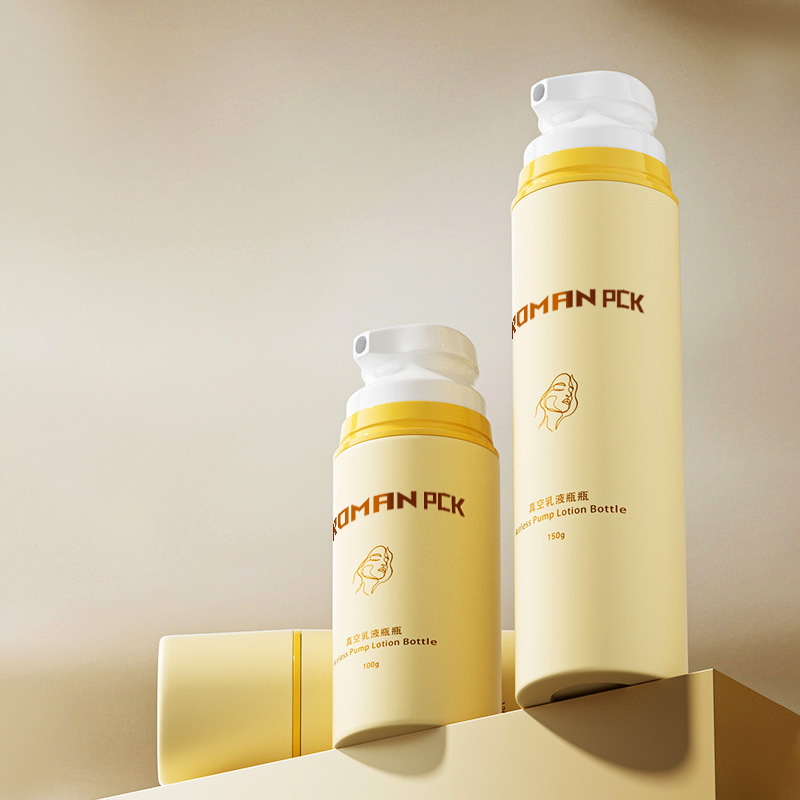 Fond de ten reîncărcat gol Cremă de față Cremă pentru ochi Set sticle fără aer Sticle cu pompă fără aer Ambalaj cosmetic de lux Fond de ten reîncărcat gol Cremă de față Cremă pentru ochi Set sticle fără aer Sticle cu pompă fără aer Ambalaj cosmetic de lux