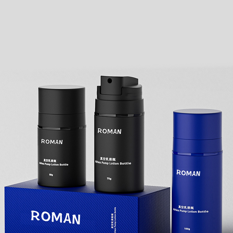 Flacon de loțiune neagră mat 15ml 30ml 50ml 100ml 120ml 150ml Pompă cu esență pentru îngrijirea pielii Flacon fără aer pentru ambalaje cosmetice Flacon de loțiune neagră mat 15ml 30ml 50ml 100ml 120ml 150ml Pompă cu esență pentru îngrijirea pielii Flacon fără aer pentru ambalaje cosmetice