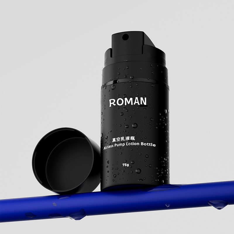 Flacon de loțiune neagră mat 15ml 30ml 50ml 100ml 120ml 150ml Pompă cu esență pentru îngrijirea pielii Flacon fără aer pentru ambalaje cosmetice Flacon de loțiune neagră mat 15ml 30ml 50ml 100ml 120ml 150ml Pompă cu esență pentru îngrijirea pielii Flacon fără aer pentru ambalaje cosmetice