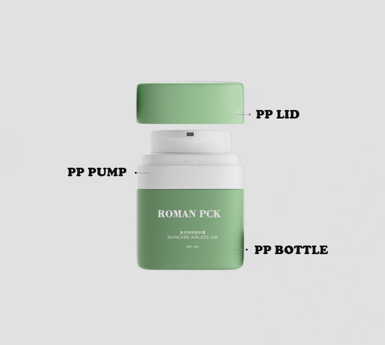 Borcane rotunde pentru cremă cu pompă fără aer, 15 g, 30 g, 50 g, cu perete dublu PP cu capac din plastic pentru creme hidratante pentru ruj fard de obraz Borcane rotunde pentru cremă cu pompă fără aer, 15 g, 30 g, 50 g, cu perete dublu PP cu capac din plastic pentru creme hidratante pentru ruj fard de obraz