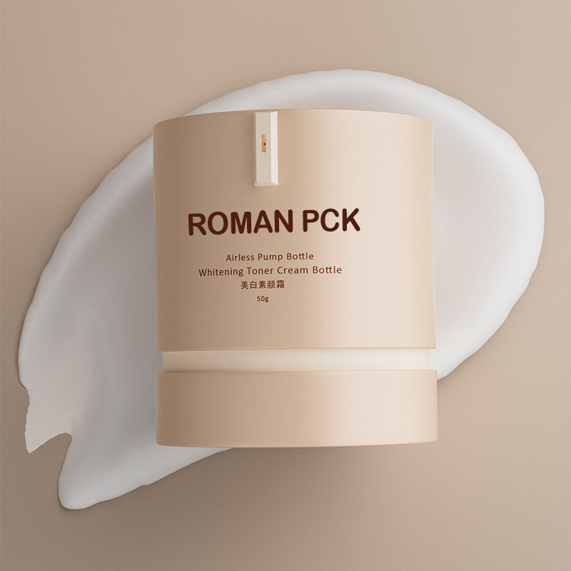 Sticlă cilindrică fără aer PP goală 15g 30g 50g Cremă cosmetică de față pentru îngrijirea pielii Fond de ten Protecție solară Borcane cu pompă de vid înghețate