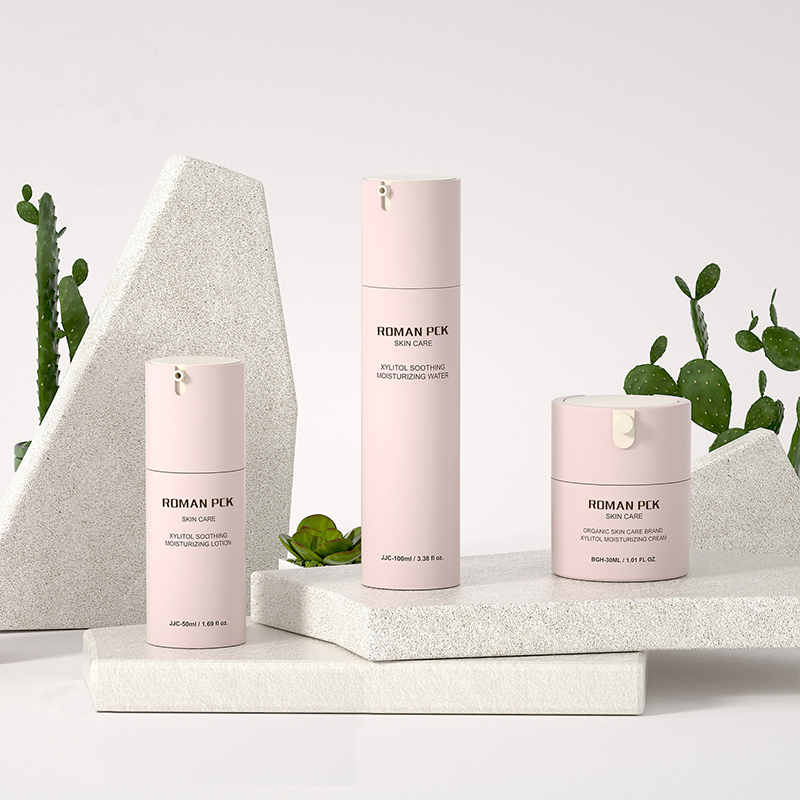 Ambalaj goale din plastic pentru cosmetice faciale 15ml 30ml 50ml Borcane cu pompă fără aer Borcane din plastic mată Cremă pentru ochi Ser Borcane fără aer