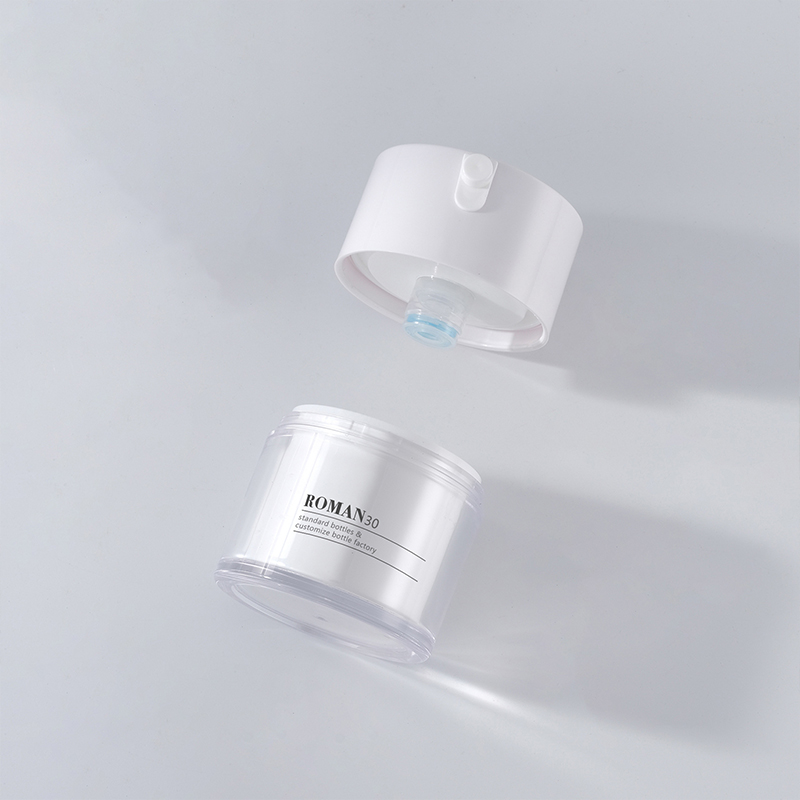 Ambalaj goale din plastic pentru cosmetice faciale 15ml 30ml 50ml Borcane cu pompă fără aer Borcane din plastic mată Cremă pentru ochi Ser Borcane fără aer Ambalaj goale din plastic pentru cosmetice faciale 15ml 30ml 50ml Borcane cu pompă fără aer Borcane din plastic mată Cremă pentru ochi Ser Borcane fără aer