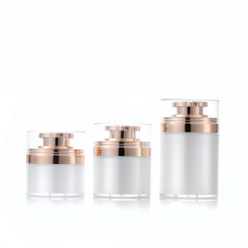 Aur 15g 30g 50g 100g Cremă de îngrijire personală Borcan fără aer Pompă fără aer reîncărcabilă din plastic Borcan fără aer Aur 15g 30g 50g 100g Cremă de îngrijire personală Borcan fără aer Pompă fără aer reîncărcabilă din plastic Borcan fără aer