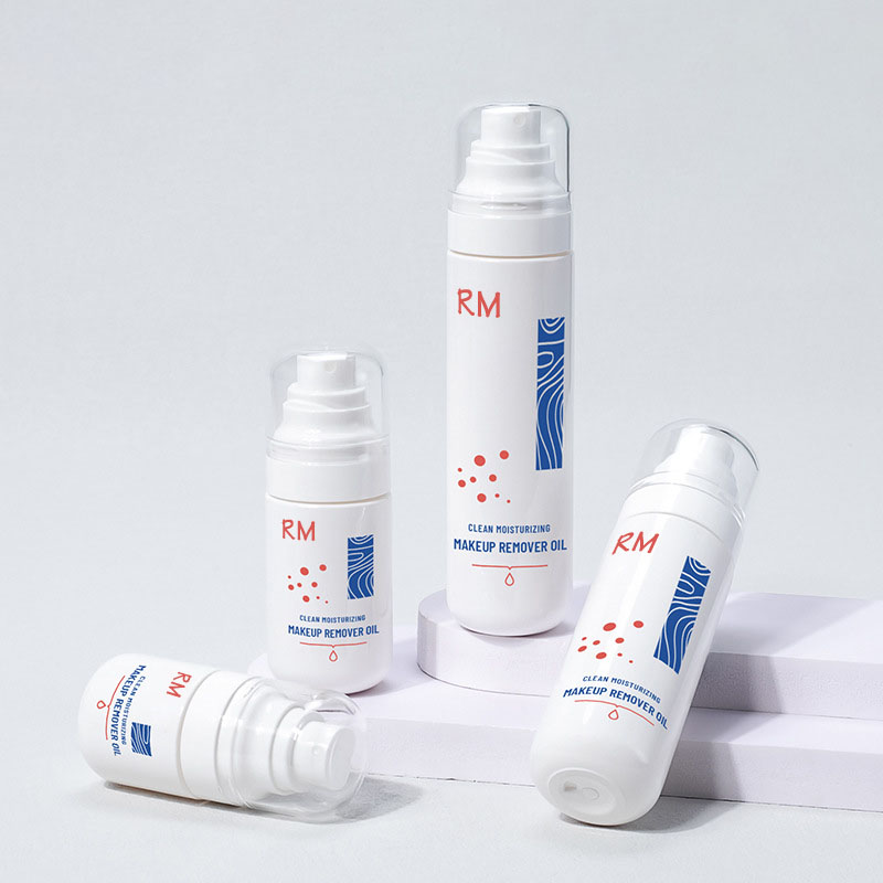 50ml 80ml 100ml Ulei de curățare cosmetică alb din plastic gol PET Toner pentru corp pentru față Flacon spray pentru ceață