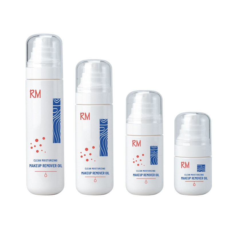 50ml 80ml 100ml Ulei de curățare cosmetică alb din plastic gol PET Toner pentru corp pentru față Flacon spray pentru ceață