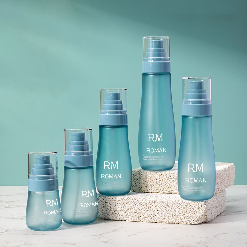 Loțiune cu ser pentru îngrijirea pielii pentru umăr rotund Flacon de plastic 150 ml 120 ml 100 ml 80 ml 50 ml Flacon cosmetic cu pompă de pulverizare