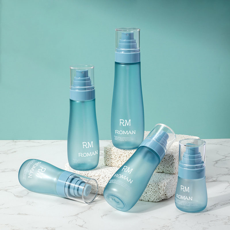 Loțiune cu ser pentru îngrijirea pielii pentru umăr rotund Flacon de plastic 150 ml 120 ml 100 ml 80 ml 50 ml Flacon cosmetic cu pompă de pulverizare