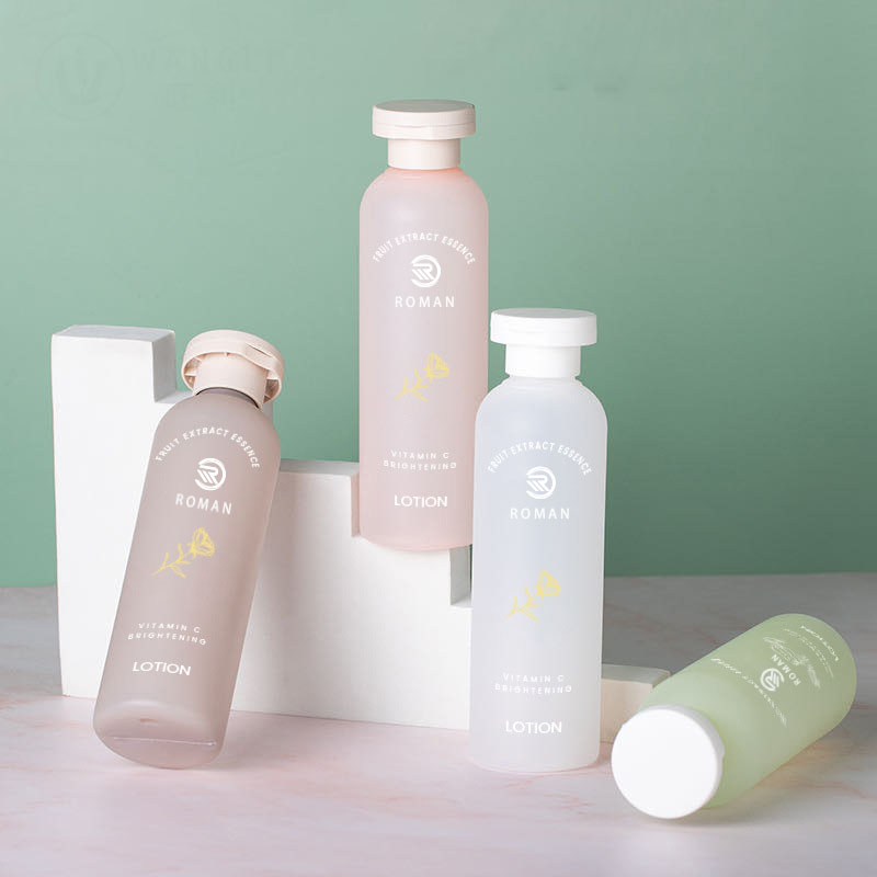 100ml 150ml 200ml 250ml Ulei esențial Pure Dew Sticlă mată PET Flip Cover Produse de îngrijire a pielii Flacon Essence Water Toner Bottle