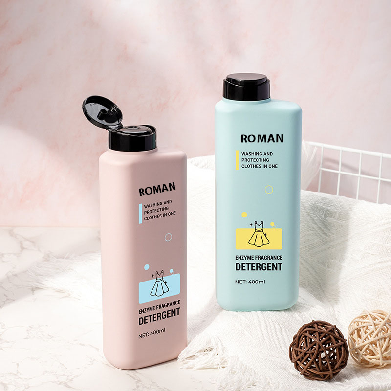 Sticle de plastic de 400 ml, șampon pentru gene pentru animale de companie, loțiune goală, stoarcere, lichid pentru spălat vase, sticla transparentă cu apă