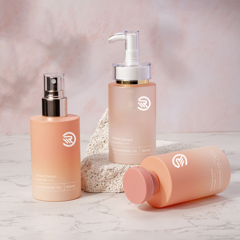 Goliți 100 ml 200 ml 300 ml 400 ml șampon cosmetic Cremă toner pentru stoarcere sticle din plastic PE cu capac cu capac