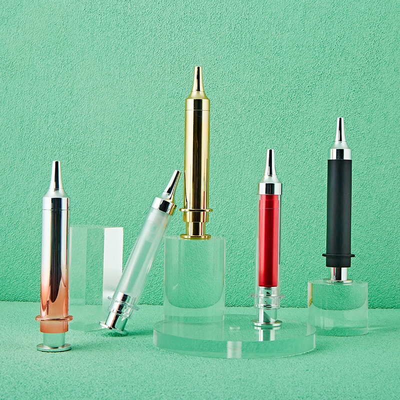 10ml 15ml 20ml Cremă cosmetică pentru ochi Ser pentru ochi Tub de injecție Flacon fără aer în formă de seringă 10ml 15ml 20ml Cremă cosmetică pentru ochi Ser pentru ochi Tub de injecție Flacon fără aer în formă de seringă