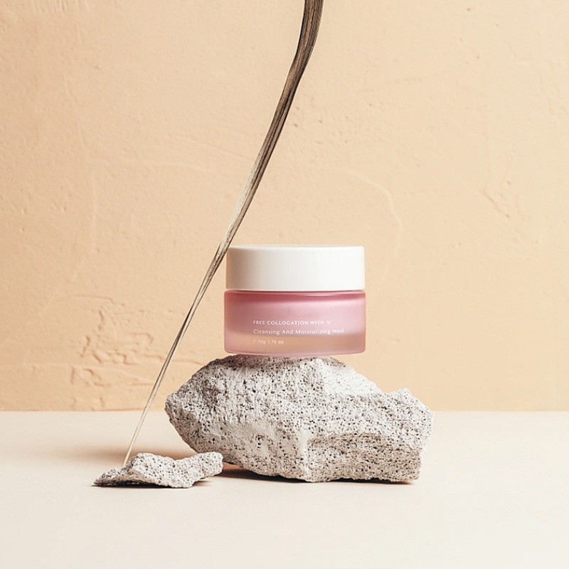 Borcan rotund clasic pentru cremă de sticlă Ambalaj cosmetic pentru cremă de față și ochi Borcan rotund clasic pentru cremă de sticlă Ambalaj cosmetic pentru cremă de față și ochi