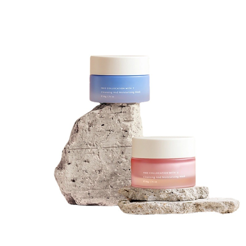 Borcan rotund clasic pentru cremă de sticlă Ambalaj cosmetic pentru cremă de față și ochi Borcan rotund clasic pentru cremă de sticlă Ambalaj cosmetic pentru cremă de față și ochi