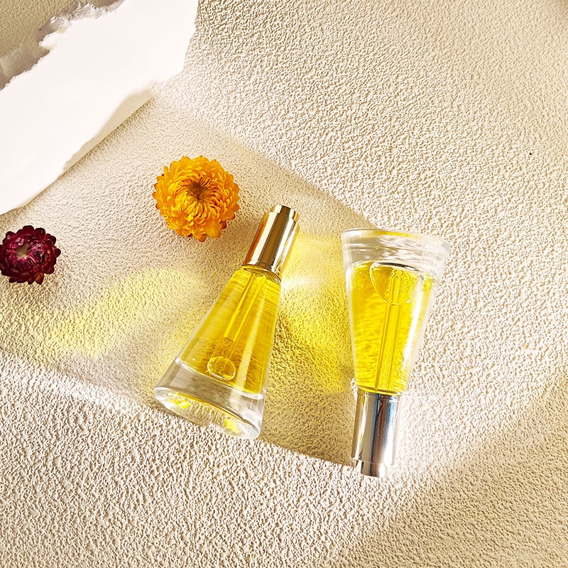 Sticlă conică de ulei esențial pentru picurare cosmetică din sticlă Sticlă conică de ulei esențial pentru picurare cosmetică din sticlă