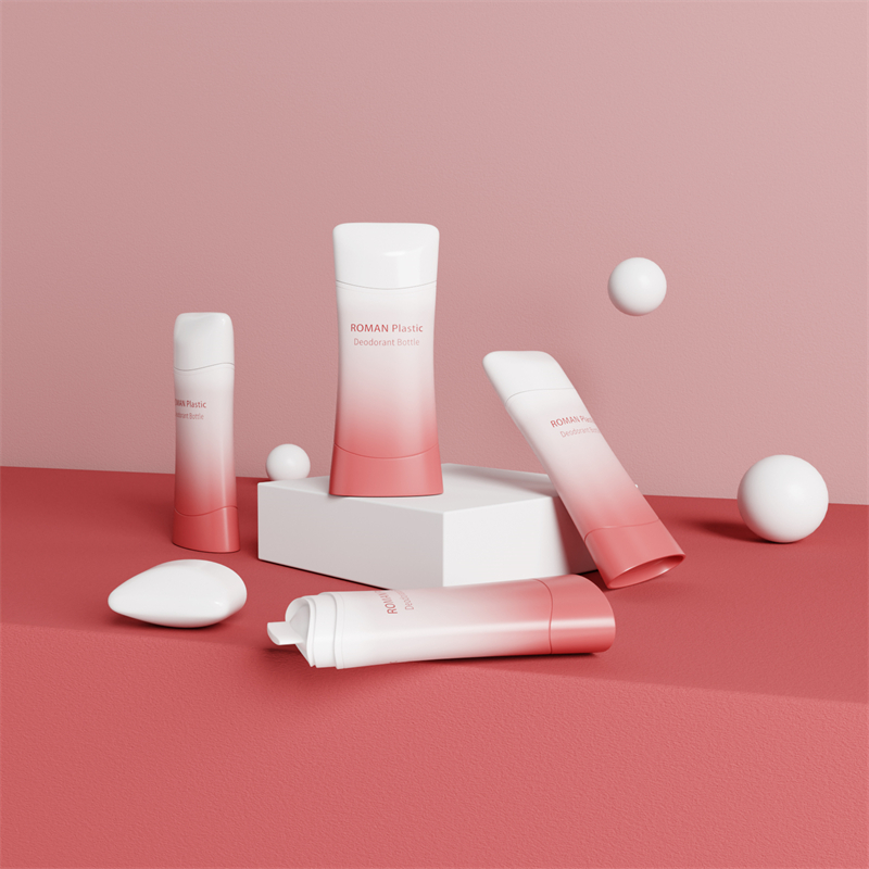 Flacon de deodorant rotund drept cosmetic, cu capacitate și culori multiple