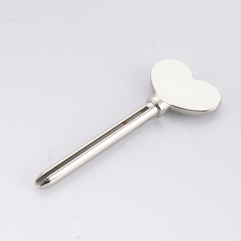 Dozator de pastă de dinți din metal Detergent facial Storcător de tuburi de pastă de dinți Forma cheie Storcator de tuburi pentru cosmetice
