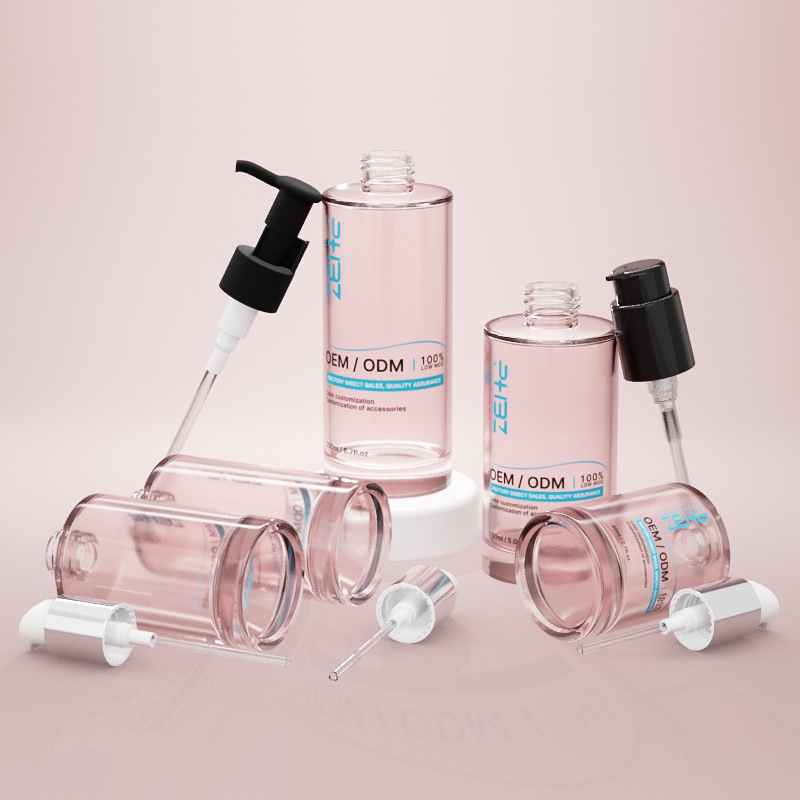 Flacon de ser cosmetic din sticlă cu capacități multiple, cu bază groasă Flacon de ser cosmetic din sticlă cu capacități multiple, cu bază groasă