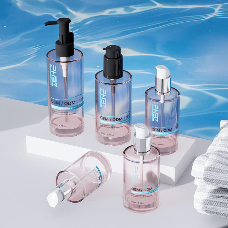 Flacon de ser cosmetic din sticlă cu capacități multiple, cu bază groasă Flacon de ser cosmetic din sticlă cu capacități multiple, cu bază groasă