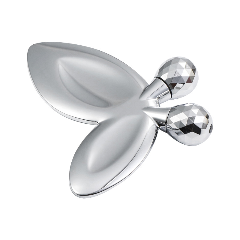 Rolă de masaj facial în formă de fluture din aliaj de zinc Rolă de masaj facial în formă de fluture din aliaj de zinc