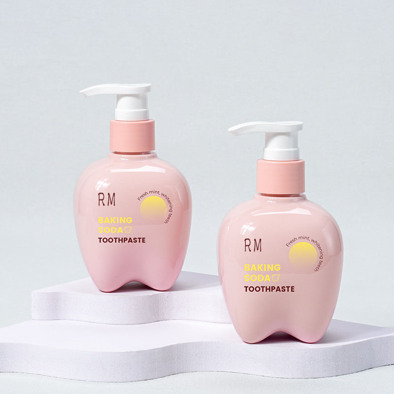 150ml 200ml 250ml Pompă de loțiune Sticlă de cremă Logo privat Spală pentru față Pastă de dinți Șampon Mască de față Sticla de gene false