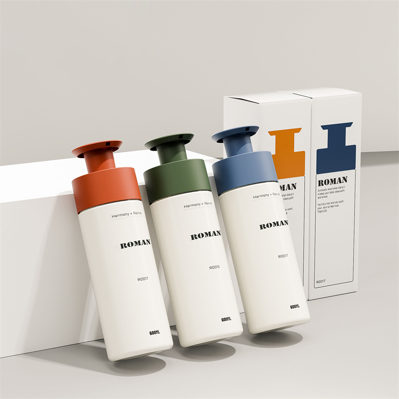 200ml 300ml 400ml 600ml Sticle rotunde din plastic PET cu pompă pentru șampon Loțiune pentru spălare corporală Săpun lichid pentru mâini Ambalaj cu gel de duș 200ml 300ml 400ml 600ml Sticle rotunde din plastic PET cu pompă pentru șampon Loțiune pentru spălare corporală Săpun lichid pentru mâini Ambalaj cu gel de duș