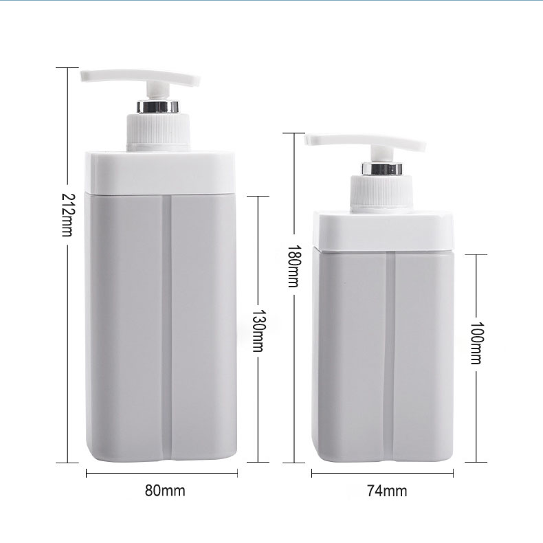 Sticle de ambalare din plastic de 500 ml și 800 ml de mare capacitate pentru loțiune de îngrijire a pielii Recipient pentru tonic pentru păr Flacon gol pentru șampon și balsam Sticle de ambalare din plastic de 500 ml și 800 ml de mare capacitate pentru loțiune de îngrijire a pielii Recipient pentru tonic pentru păr Flacon gol pentru șampon și balsam