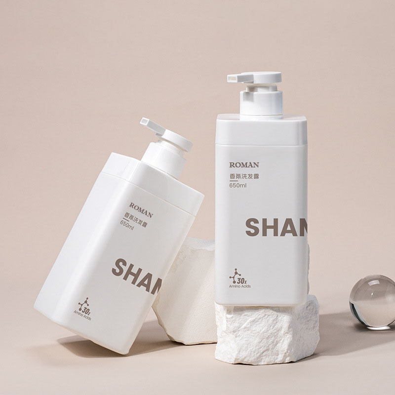 Design nou Logo privat alb mat, 650 ml, pătrat, gol, din plastic HDPE, pentru detergent de rufe, sticlă lichidă, 1 l, pentru șampon, gel de duș Design nou Logo privat alb mat, 650 ml, pătrat, gol, din plastic HDPE, pentru detergent de rufe, sticlă lichidă, 1 l, pentru șampon, gel de duș