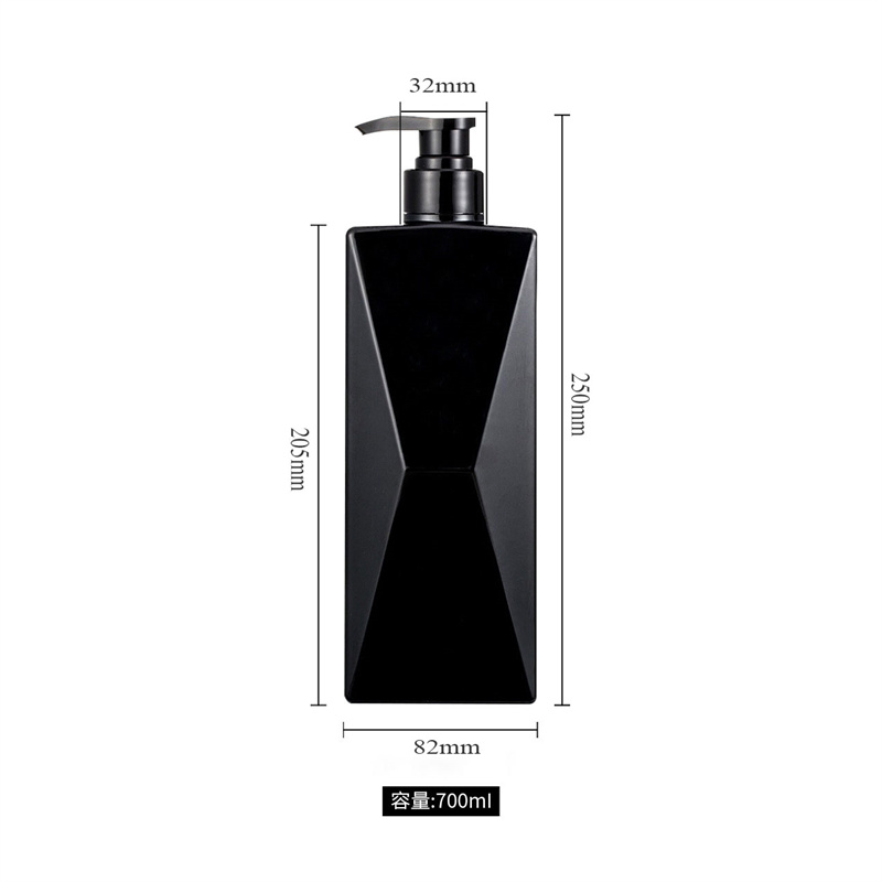 Pachet de șampon din plastic opac în stil coreean de 700 ml pentru șampon de casă în sticlă de lichid pentru spălarea mâinilor cu nivel ridicat de aspect Pachet de șampon din plastic opac în stil coreean de 700 ml pentru șampon de casă în sticlă de lichid pentru spălarea mâinilor cu nivel ridicat de aspect