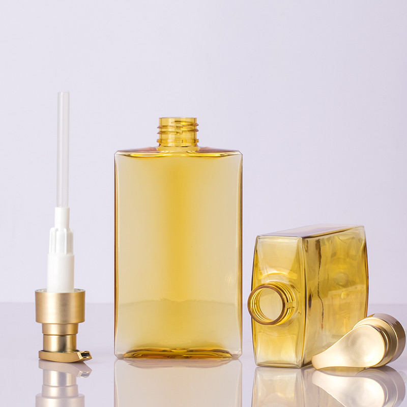 150 ml 200 ml Gel de duș pătrat plat pentru spălare facială Balsam loțiune de corp Flacon cu pompă de aur Demachiant Dispenser de ulei pentru îngrijirea pielii 150 ml 200 ml Gel de duș pătrat plat pentru spălare facială Balsam loțiune de corp Flacon cu pompă de aur Demachiant Dispenser de ulei pentru îngrijirea pielii