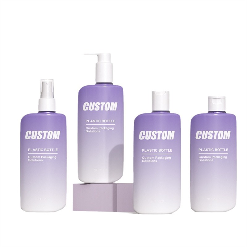 Flacon plat pentru cremă hidratantă pentru masaj de 250 ml, pentru curățarea feței, recipient pentru loțiune de corp, gel de duș, flacon de șampon pentru protecție solară Flacon plat pentru cremă hidratantă pentru masaj de 250 ml, pentru curățarea feței, recipient pentru loțiune de corp, gel de duș, flacon de șampon pentru protecție solară