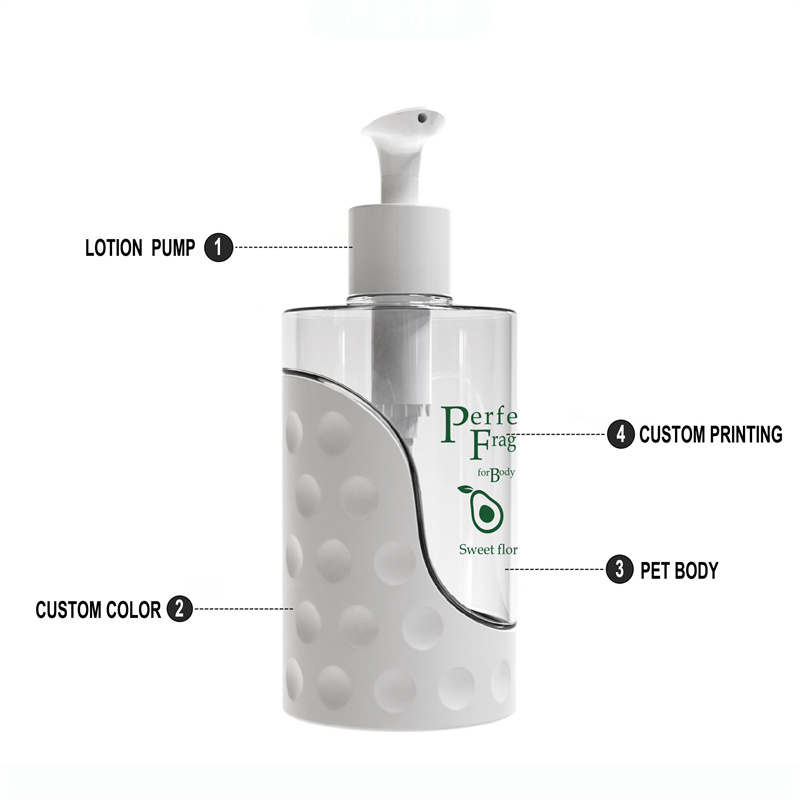 300ml 400ml 500ml Design cu mâneci cu umăr plat Cosmetice Recipient de loțiune Sticle de șampon Dispenser de îngrijire personală Gel de duș Sticle de plastic 300ml 400ml 500ml Design cu mâneci cu umăr plat Cosmetice Recipient de loțiune Sticle de șampon Dispenser de îngrijire personală Gel de duș Sticle de plastic