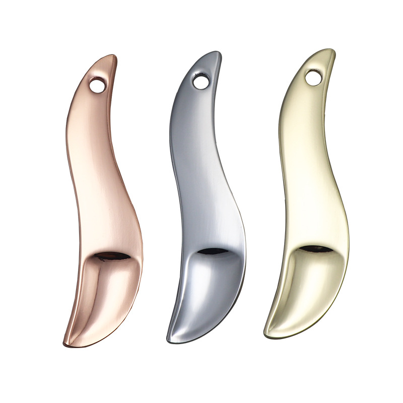 Spatulă pentru machiaj pentru frumusețe Mini mică pentru cremă de ochi pentru față Mască pentru cosmetică din metal auriu