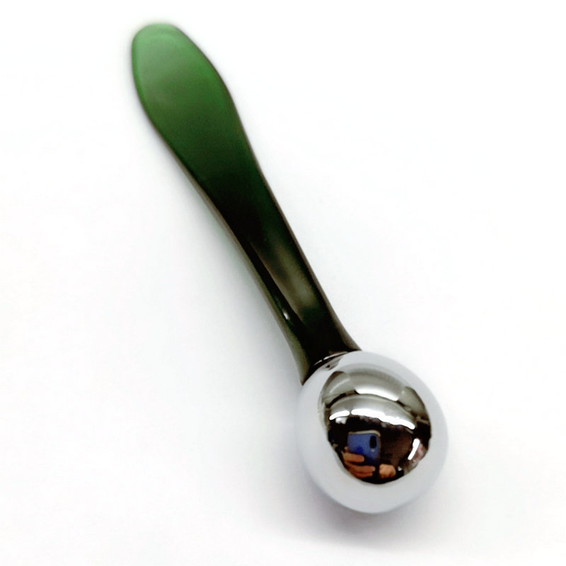 Cremă pentru ochi Rolă de masaj Machiaj facial pentru față Linguriță Rose Gold Mini Metal Oțel inoxidabil Spatulă cosmetică