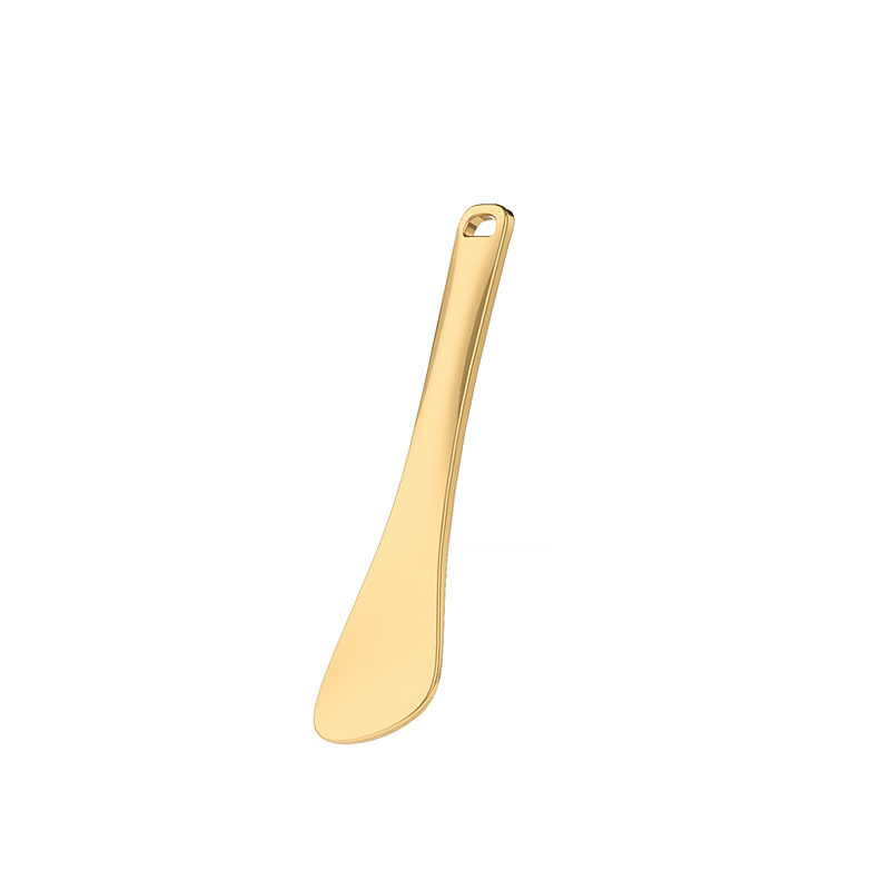 Mini spatulă metalică pentru amestecare cosmetice pentru machiaj Mini spatulă metalică pentru amestecare cosmetice pentru machiaj
