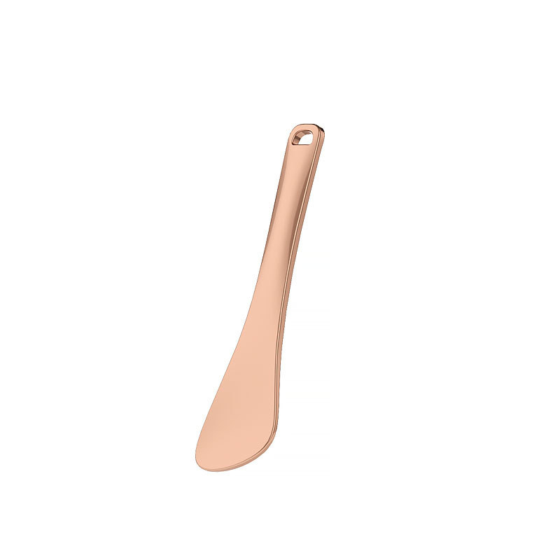 Mini spatulă metalică pentru amestecare cosmetice pentru machiaj Mini spatulă metalică pentru amestecare cosmetice pentru machiaj