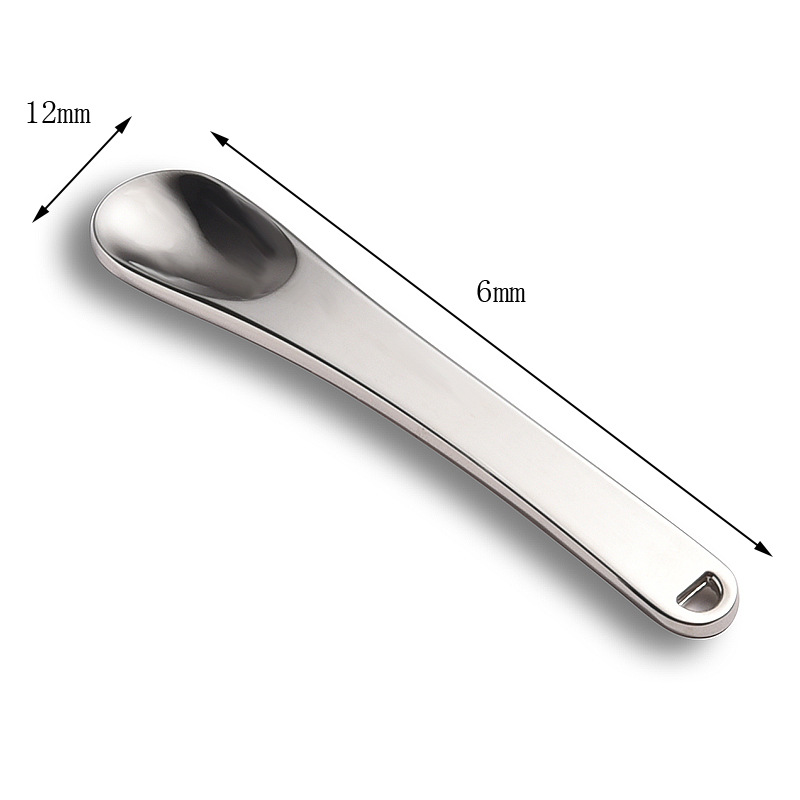 Mini spatula pentru amestecarea machiajului Spatula metalica pentru cosmetica Mini spatula pentru amestecarea machiajului Spatula metalica pentru cosmetica