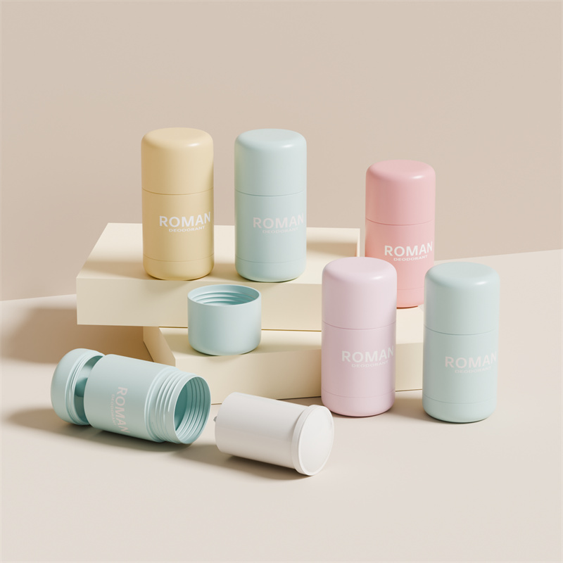 Îngrijirea pielii Recipient gol de 30 g 50 g pentru deodorant din plastic, cu sticla reumplută.