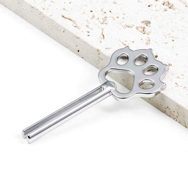 Design unic al storcător de tuburi din aliaj de zinc în formă de labe de pisică pentru mâncare pentru pisici Design unic al storcător de tuburi din aliaj de zinc în formă de labe de pisică pentru mâncare pentru pisici