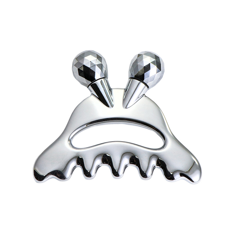 Rolă de masaj facial din aliaj de zinc cu masaj pentru cap