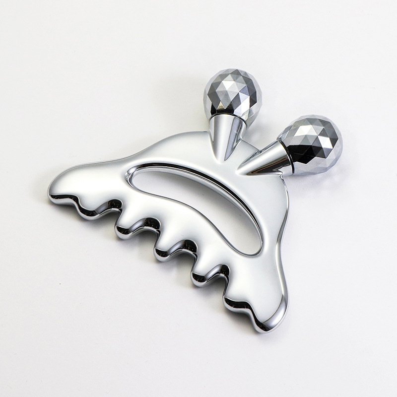 Rolă de masaj facial din aliaj de zinc cu masaj pentru cap Rolă de masaj facial din aliaj de zinc cu masaj pentru cap